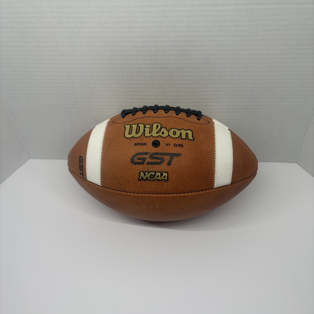 Wilson GST Leather Game Football - Official Size